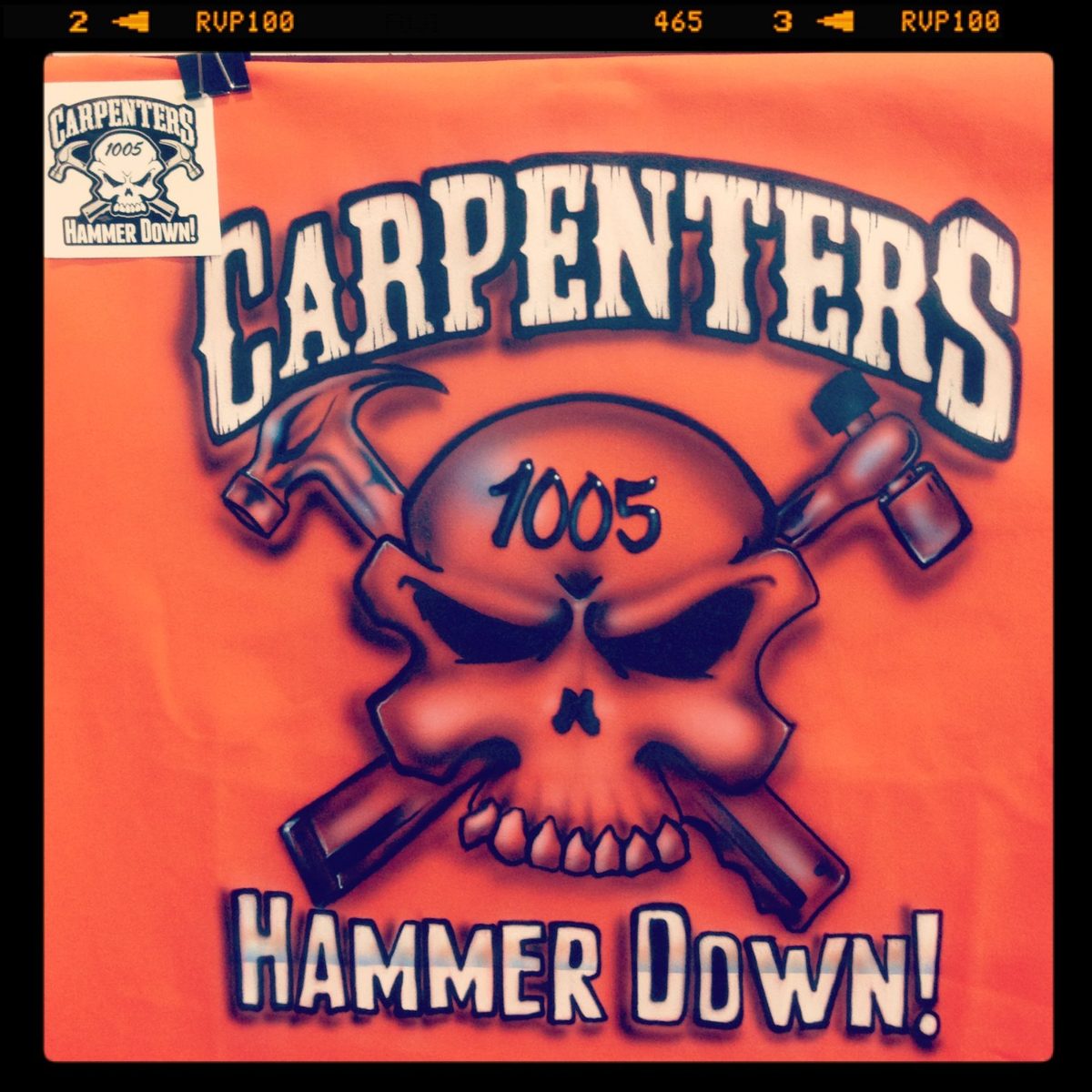 Carpenters union airbrush tee