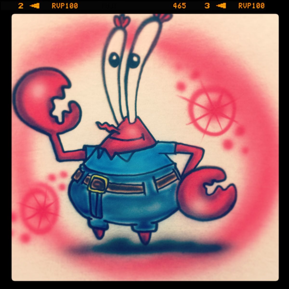 Mr. Krabs airbrush tee
